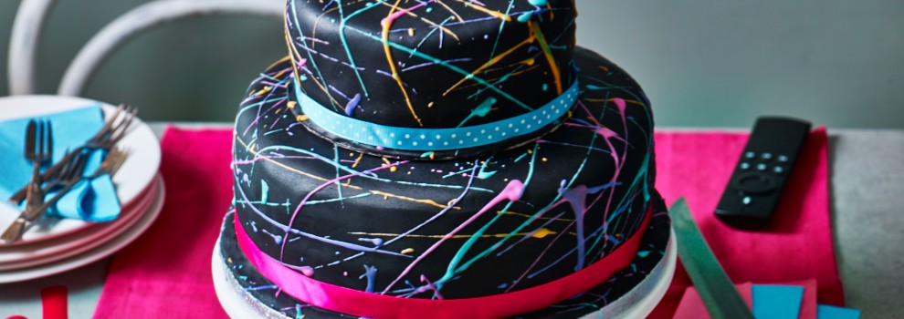 Neon Birthday cake (2381) | www.asweetdesign.info 818-363-98… | Flickr