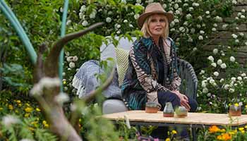 Joanna Lumley at the Chelsea Flower Show